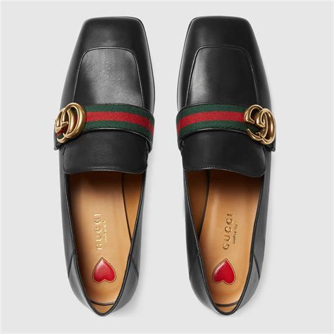 gucci flats women's|women gucci loafer.